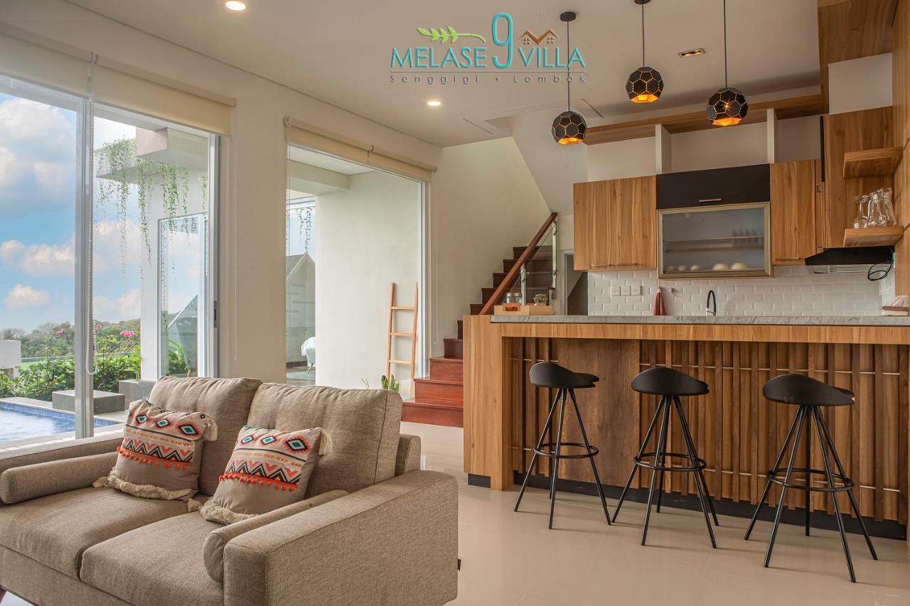 Melase 9 Villa, Senggigi Матарам Екстер'єр фото